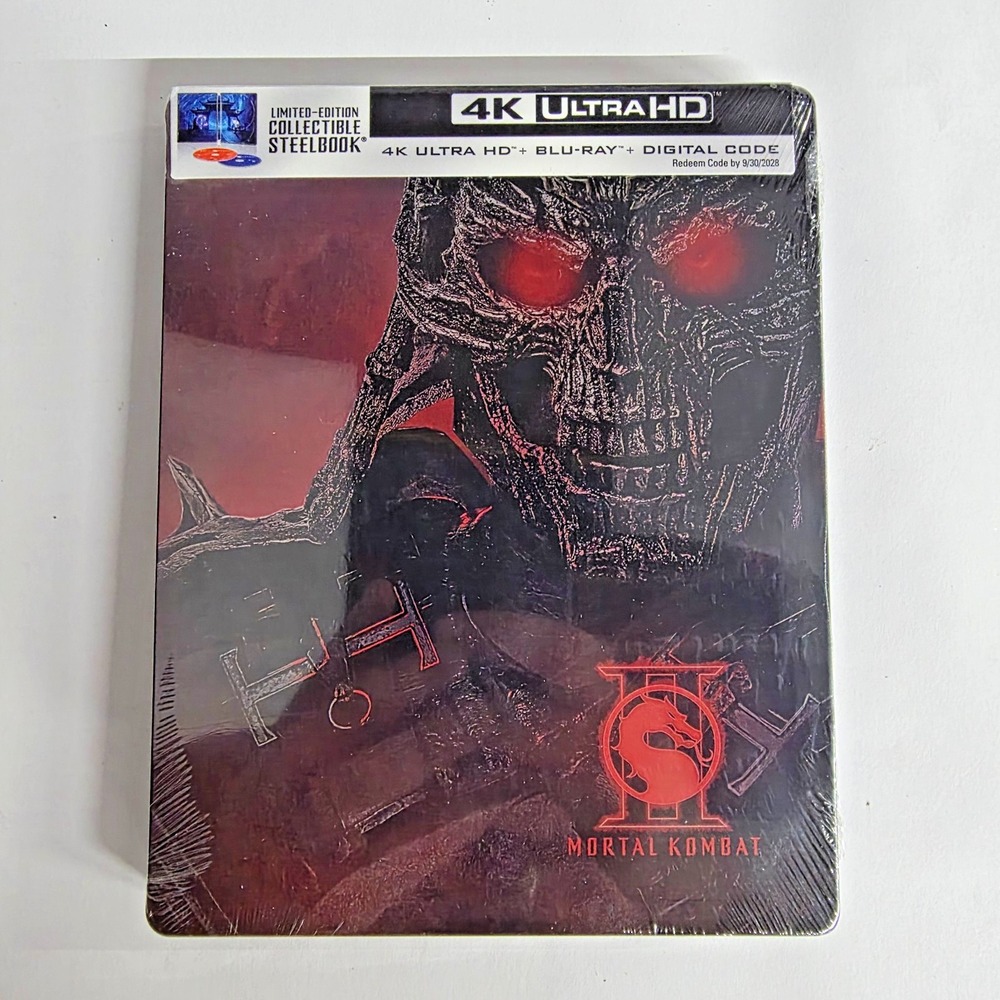 Mortal Kombat II 4K UHD + Blu-ray Ultimate Edition Steelbook Brand New & Sealed